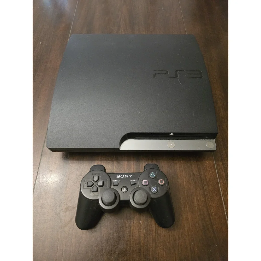 Sony Playstation 3 Slim Console Bundle w/ Game & Controller- Tested